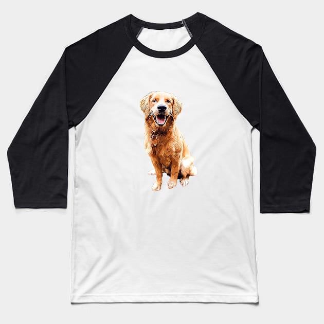 Golden Retriever- Stunning! Baseball T-Shirt by ElegantCat